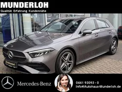 Grau Gebraucht 2023 Mercedes A200 AMG line Limousine | 33.900 € (Etwas zu teuer)