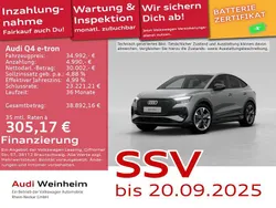 Taifungrau metallic Gebraucht 2022 Audi Q4 Sportback e-tron Ambiente SUV | 34.992 € (Fairer Preis)