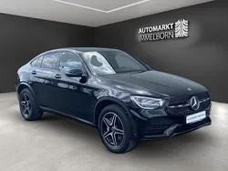 Schwarz ung. schwarz unilack Gebraucht 2021 Mercedes GLC300e AMG Coupé | 45.880 € (Guter Preis)