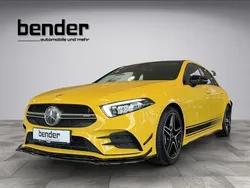 Gelb Gebraucht 2019 Mercedes A35 AMG Night Limousine | 40.900 € (Etwas zu teuer)