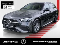 Metalliclack graphitgrau Gebraucht 2024 Mercedes C220 AMG Kombi | 39.990 € (Guter Preis)