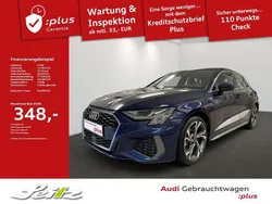 Blau Gebraucht 2024 Audi A3 Sportback S-Line Limousine | 29.699 € (Guter Preis)