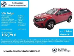 Kings red metallic Gebraucht 2025 VW Taigo Goal SUV | 20.990 € (Fairer Preis)