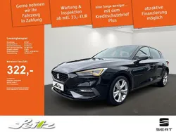 Mitternachtsschwarz Gebraucht 2024 Seat Leon FR Limousine | 26.480 € (Fairer Preis)