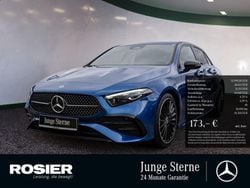 Blau / spektralblau (metallic) Gebraucht 2024 Mercedes 200 AMG Coupé | 31.999 € (Superpreis)