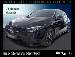 Schwarz Gebraucht 2024 Mercedes A180 AMG line Limousine | 31.980 € (Fairer Preis)