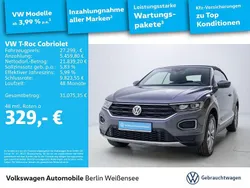 Rauchgrau metallic/schwarz Gebraucht 2021 VW T-Roc Cabriolet Style Cabrio | 27.299 € (Fairer Preis)