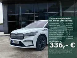 Weiss Gebraucht 2024 Skoda Enyaq iV SportLine SUV | 51.980 € (Guter Preis)