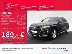 Mythosschwarz metallic Gebraucht 2022 Audi Q5 S-Line SUV | 35.878 € (Guter Preis)