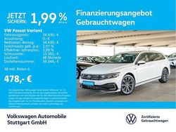 Gletscherweiß metallic Gebraucht 2023 VW Passat GTE Kombi | 34.430 €