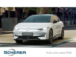 Gletscherweißmetallic/schwarz (metallic) Gebraucht 2024 VW ID.7 GTX Limousine | 49.490 € (Fairer Preis)
