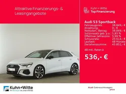 Gletscherweiß metallic Gebraucht 2022 Audi S3 Ambiente Limousine | 38.849 € (Etwas zu teuer)
