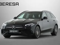 Metalliclack obsidianschwarz Gebraucht 2025 Mercedes C220 AMG Kombi | 69.900 €