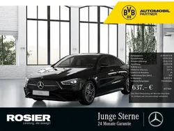 Schwarz / kosmosschwarz (metallic) Gebraucht 2024 Mercedes CLA220 AMG Limousine | 41.890 € (Fairer Preis)