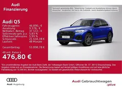 Ultrablau metallic Gebraucht 2023 Audi Q5 S-Line SUV | 46.890 € (Fairer Preis)