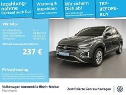 Indiumgrau metallic Gebraucht 2024 VW T-Roc Style SUV | 28.991 € (Fairer Preis)