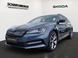 Quarzgrau metallic Gebraucht 2021 Skoda Superb SportLine Limousine | 27.849 € (Guter Preis)