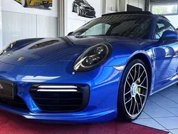 Blau Gebraucht 2017 Porsche 911 Turbo S Cabriolet Chrono Cabrio | 129.990 €