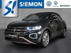 Schwarz Neu 2024 VW T-Roc Cabriolet Goal Cabrio | 40.985 € (Superpreis)