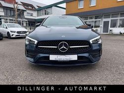Denimblau metalliclack Gebraucht 2021 Mercedes CLA200 AMG line Coupé | 19.630 € (Superpreis)