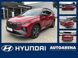 Sunset red / mic Gebraucht 2023 Hyundai Tucson N Line SUV | 33.975 € (Etwas zu teuer)