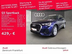Navarrablau metallic Gebraucht 2022 Audi Q3 Sportback Performance SUV | 31.850 € (Guter Preis)