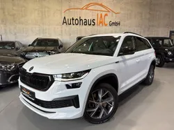 Weiß Gebraucht 2021 Skoda Kodiaq SportLine SUV | 39.900 € (Etwas zu teuer)