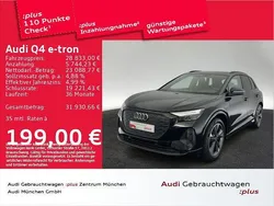 Schwarz Gebraucht 2022 Audi Q4 e-tron Advanced SUV | 28.833 € (Teuer)