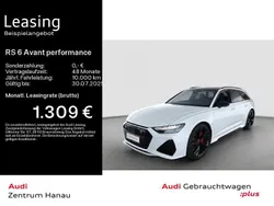 Gletscherweiß metallic Gebraucht 2024 Audi RS6 Performance Kombi | 128.999 € (Superpreis)
