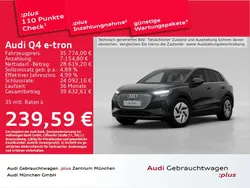 Schwarz Gebraucht 2022 Audi Q4 e-tron S-Line SUV | 35.774 € (Guter Preis)