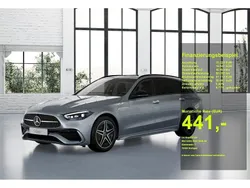 Silber Gebraucht 2023 Mercedes C300e AMG Limousine | 40.790 € (Guter Preis)