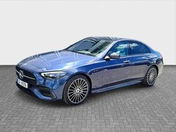 Blau Gebraucht 2024 Mercedes C220 AMG line Limousine | 65.641 €
