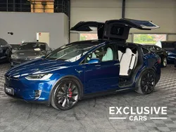Deep blue metallic Gebraucht 2019 Tesla Model X Performance SUV | 50.750 € (Etwas zu teuer)