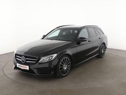 Schwarz Gebraucht 2018 Mercedes C400 AMG line Kombi | 28.970 € (Fairer Preis)