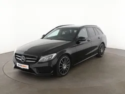 Schwarz Gebraucht 2018 Mercedes C400 AMG line Kombi | 30.890 € (Fairer Preis)