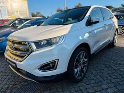 White platinum Gebraucht 2016 Ford Edge Titanium SUV | 23.988 € (Fairer Preis)