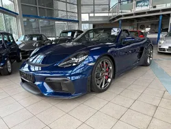 Blau Gebraucht 2021 Porsche 718 Spyder Cabrio | 101.500 €