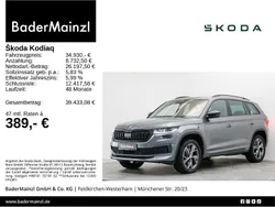 Grau Gebraucht 2022 Skoda Kodiaq SportLine SUV | 34.930 € (Fairer Preis)