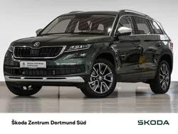Emeraldgrün metallic met. Gebraucht 2021 Skoda Kodiaq Scout 4x4 SUV | 34.885 € (Fairer Preis)