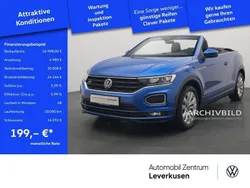 Ravennablau Gebraucht 2021 VW T-Roc Cabriolet R-line Cabrio | 26.988 € (Fairer Preis)