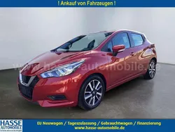 Rot Gebraucht 2018 Nissan Micra Acenta Kleinwagen | 9.999 € (Fairer Preis)