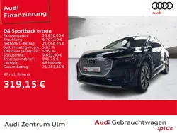 Navarrablau metallic Gebraucht 2022 Audi Q4 Sportback e-tron Advanced SUV | 26.830 € (Guter Preis)
