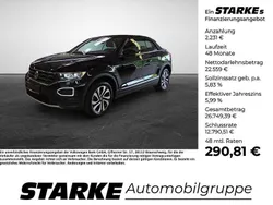 Schwarz Gebraucht 2021 VW T-Roc Cabriolet Active Cabrio | 24.790 € (Fairer Preis)