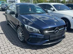 Blau Gebraucht 2018 Mercedes CLA220 Shooting Brake AMG line Kombi | 21.500 € (Etwas zu teuer)