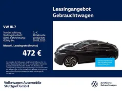 Grenadillschwarz metallic Gebraucht 2024 VW ID.7 Pro Limousine | 48.230 € (Fairer Preis)