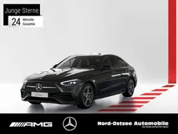 Metalliclack graphitgrau Gebraucht 2025 Mercedes C220 AMG Limousine | 42.890 € (Fairer Preis)