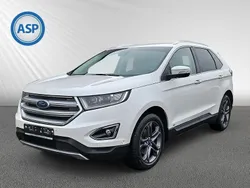 Weiß (arktisweiß (metallic)) Gebraucht 2018 Ford Edge Titanium SUV | 21.435 € (Superpreis)