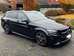 Schwarz Gebraucht 2021 Mercedes C220 AMG Limousine | 27.850 € (Fairer Preis)