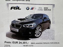 Schwarz Gebraucht 2019 BMW 118 Sport Line Kleinwagen | 16.500 € (Superpreis)
