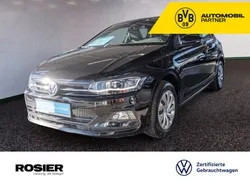 Schwarz / deep black (metallic) Gebraucht 2018 VW Polo Comfortline Kleinwagen | 12.440 € (Etwas zu teuer)